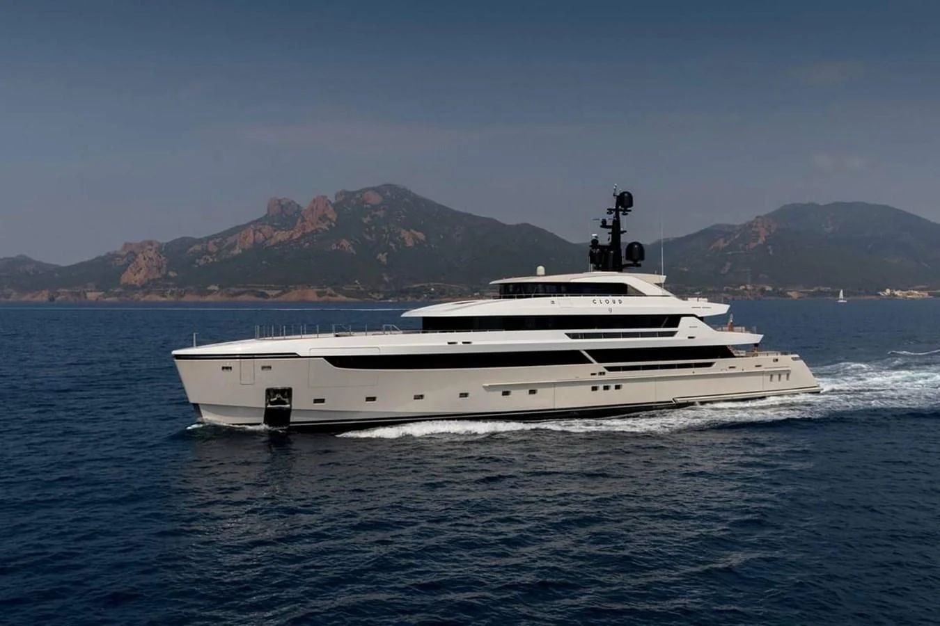 a white yacht on the water aboard LEMON TREE Yacht for Charter