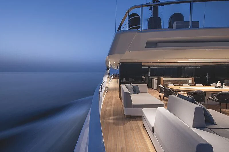 a boat on the water aboard LEMON TREE Yacht for Charter