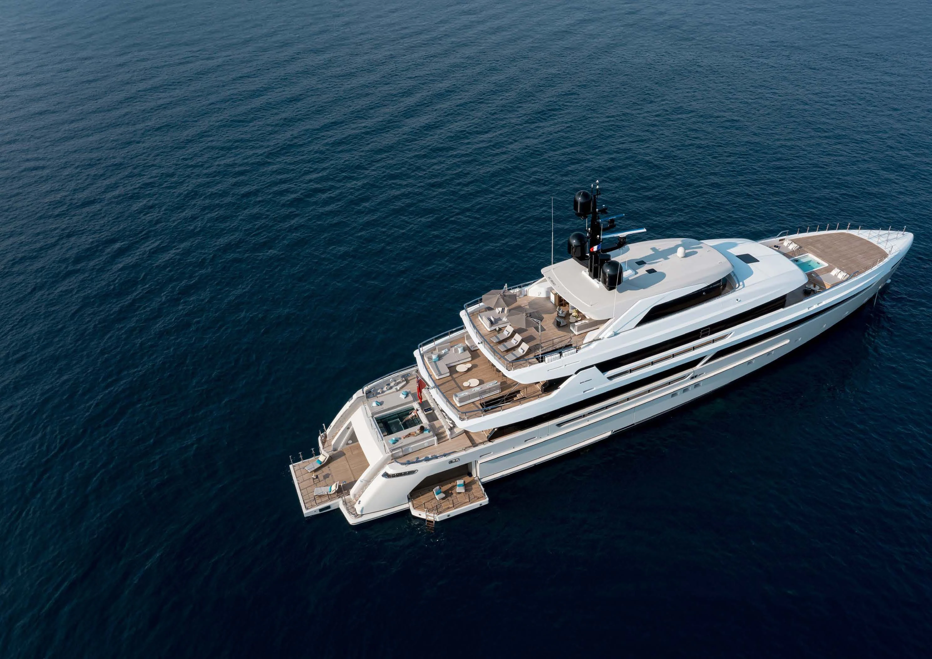 a boat in the water aboard LEMON TREE Yacht for Charter