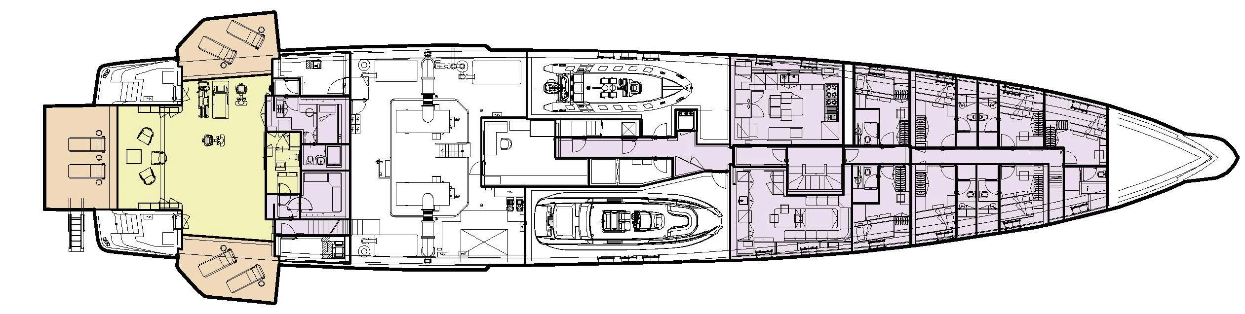 diagram aboard LEMON TREE Yacht for Charter