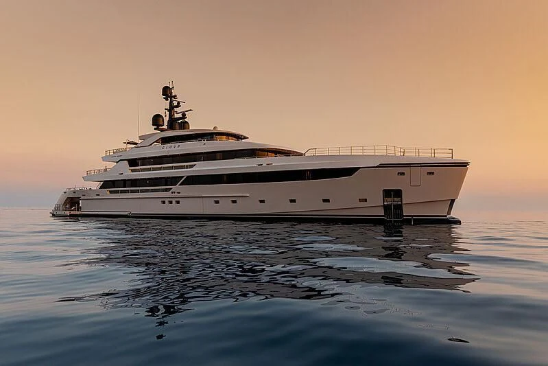 a white boat in the water aboard LEMON TREE Yacht for Charter