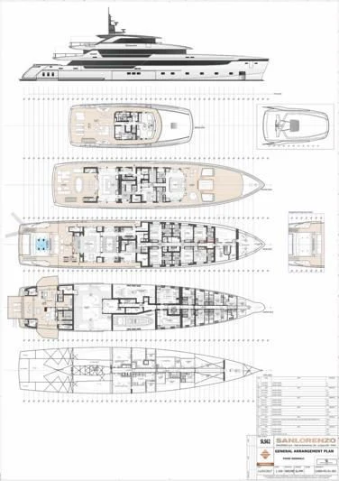 diagram aboard LEMON TREE Yacht for Charter