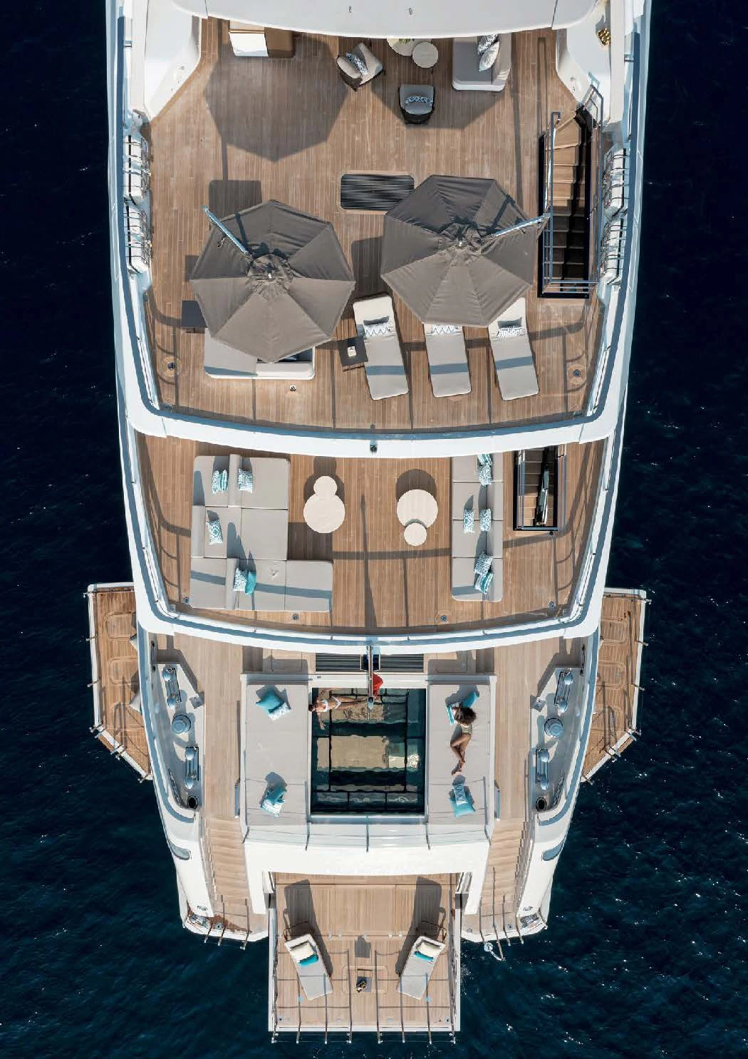 a model of a house aboard LEMON TREE Yacht for Charter