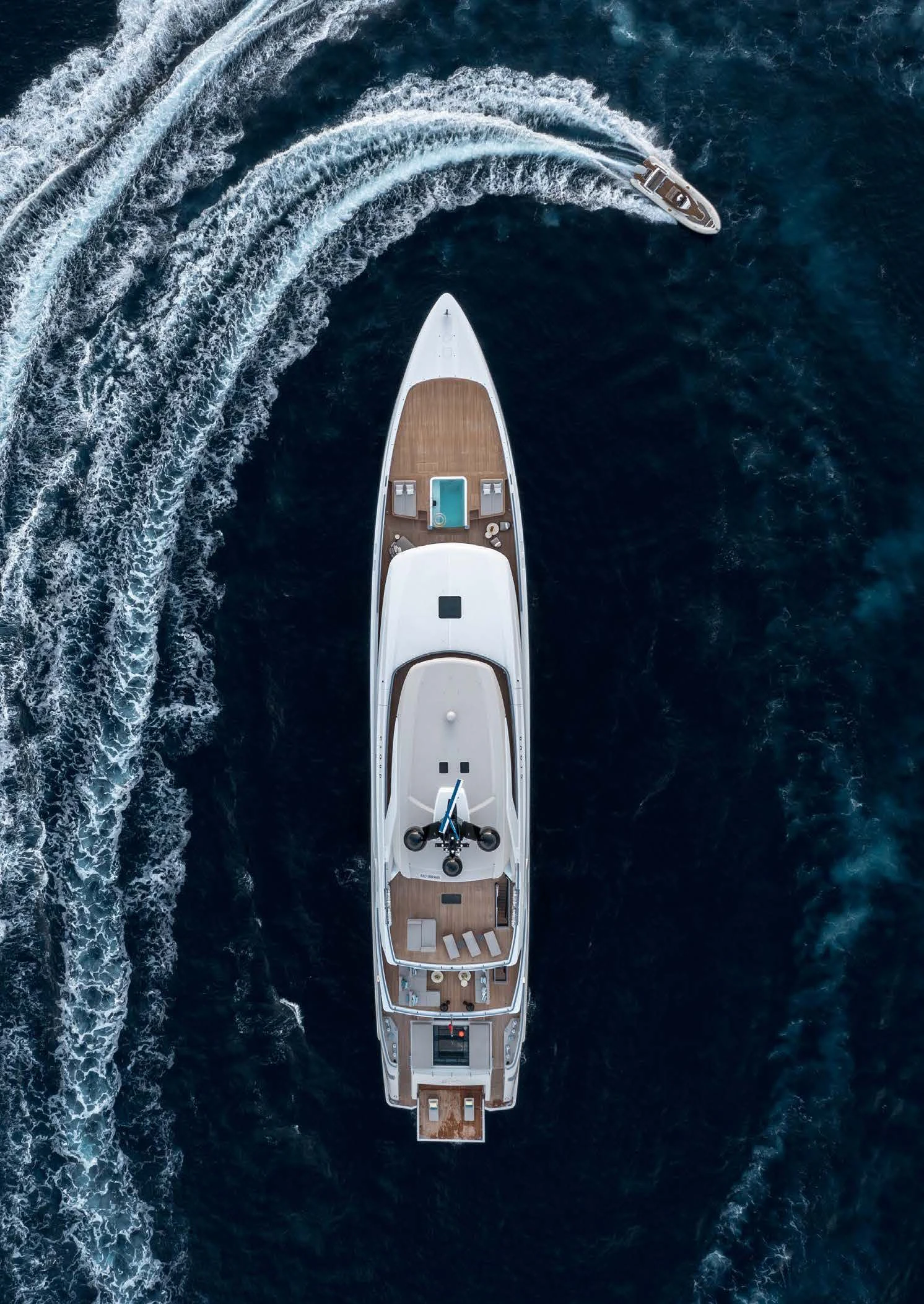 a white and gold boat aboard LEMON TREE Yacht for Charter