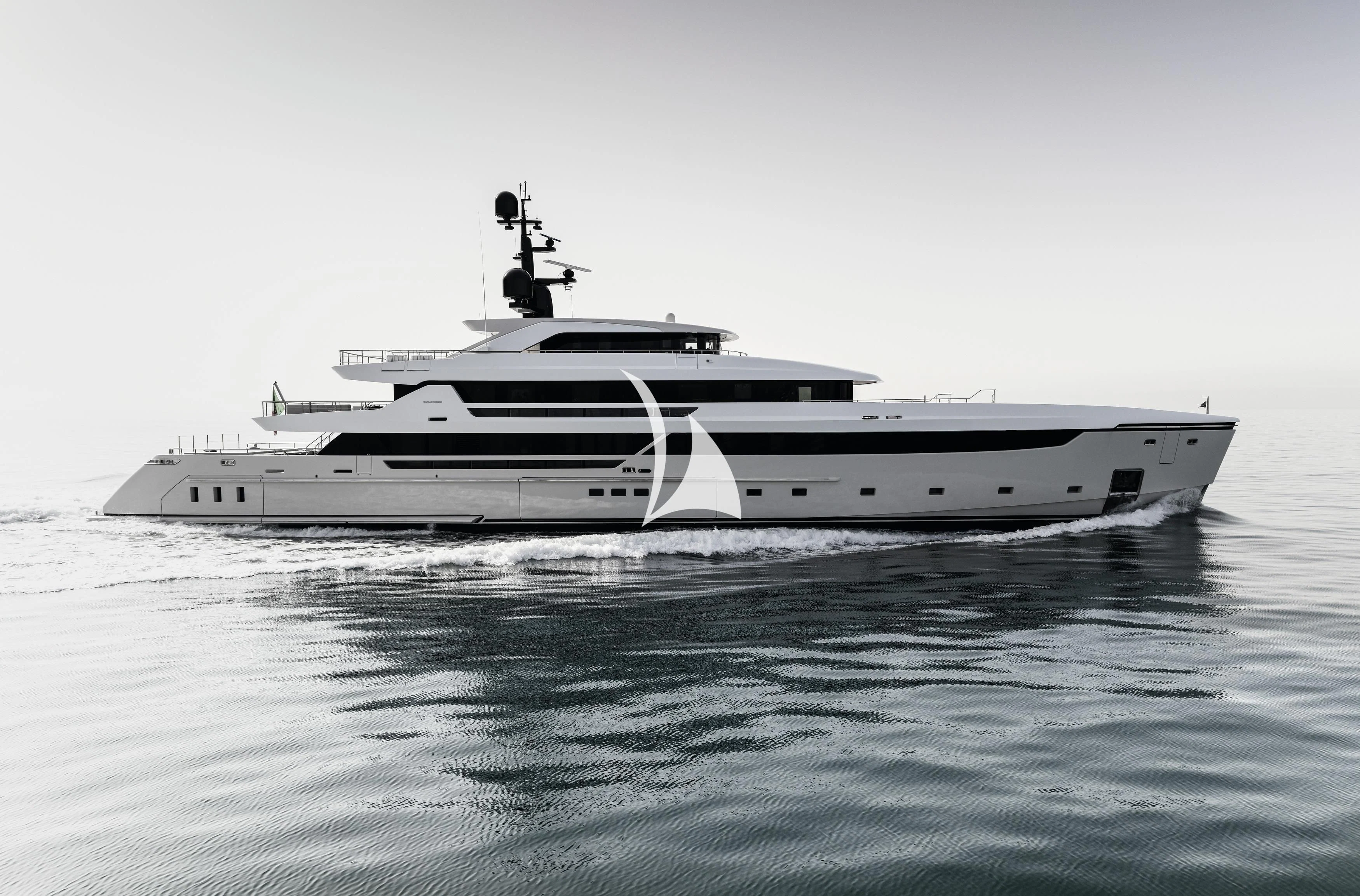 a white yacht in the water aboard LEMON TREE Yacht for Charter