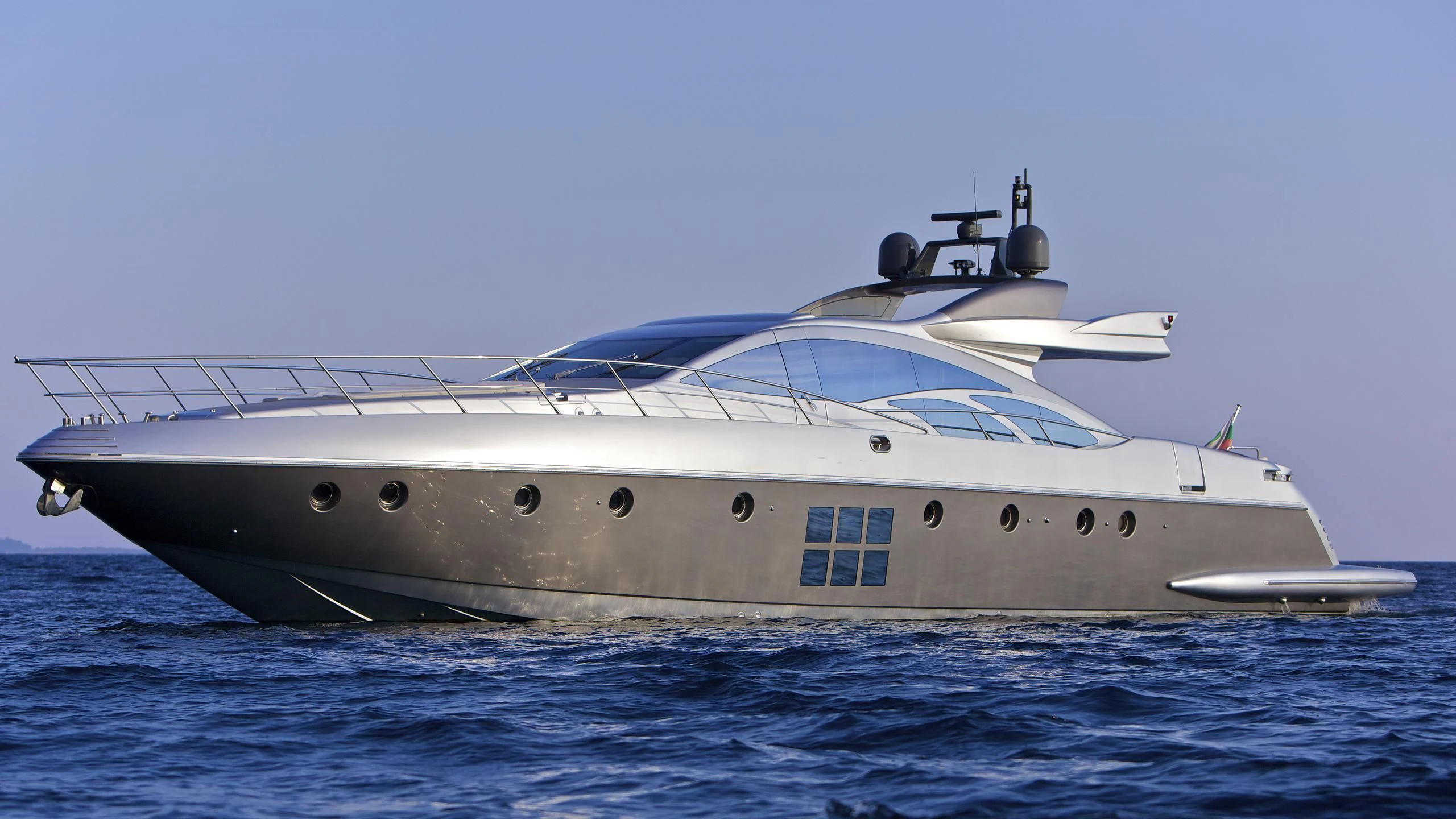 a white yacht in the water aboard THEA MALTA Yacht for Sale