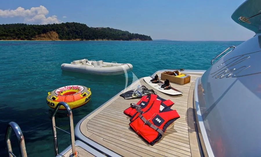 a group of boats on a boat aboard THEA MALTA Yacht for Sale