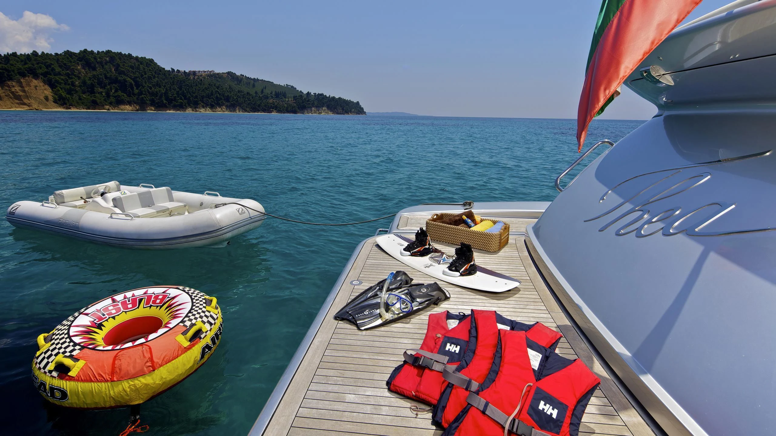 boats on the water aboard THEA MALTA Yacht for Sale