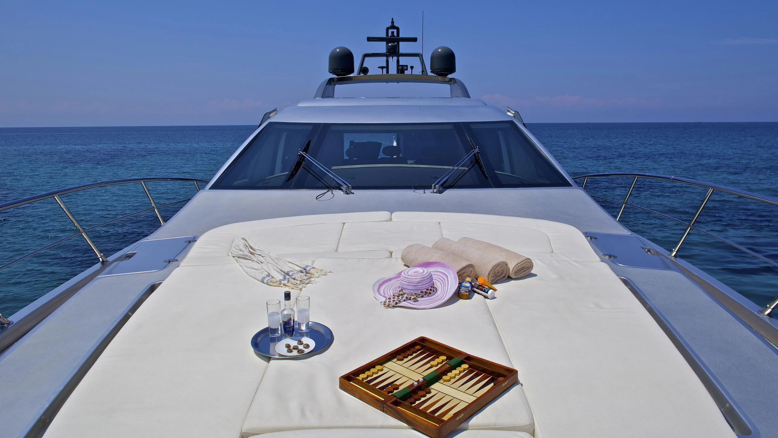 a boat on the water aboard THEA MALTA Yacht for Sale