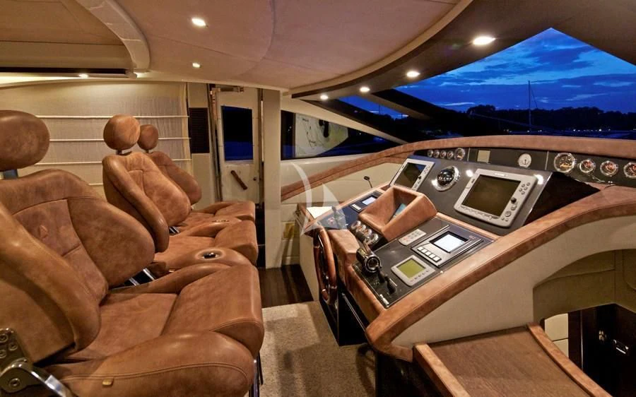 a person sleeping on a couch aboard THEA MALTA Yacht for Sale