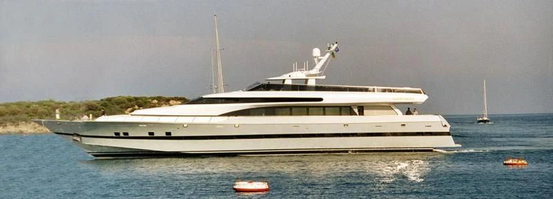 a large white yacht aboard FONERS Yacht for Sale