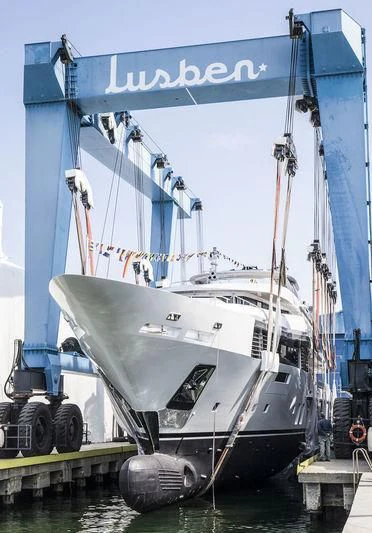 a large white boat aboard E.MOTION+ Yacht for Sale