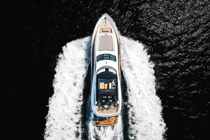 a space shuttle in the snow aboard TRIGGER HAPPY Yacht for Sale