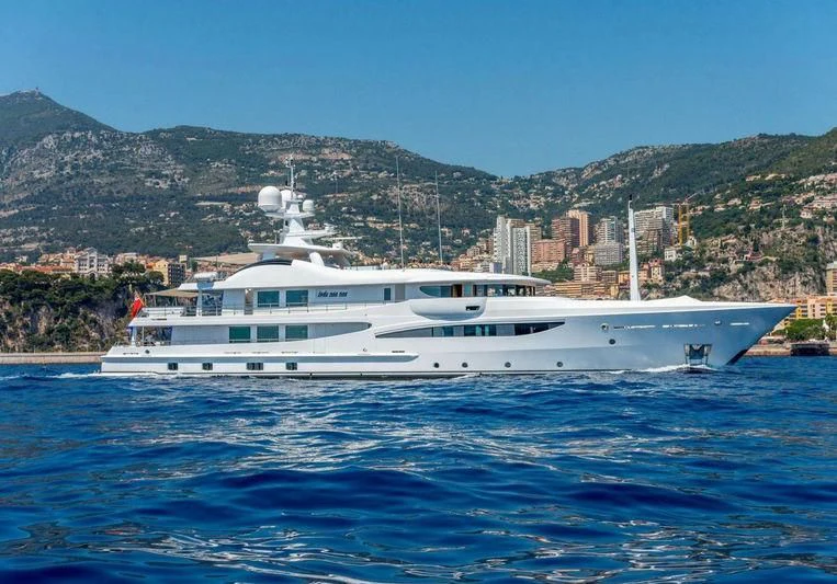 a boat in the water aboard LADY BRAVE Yacht for Sale