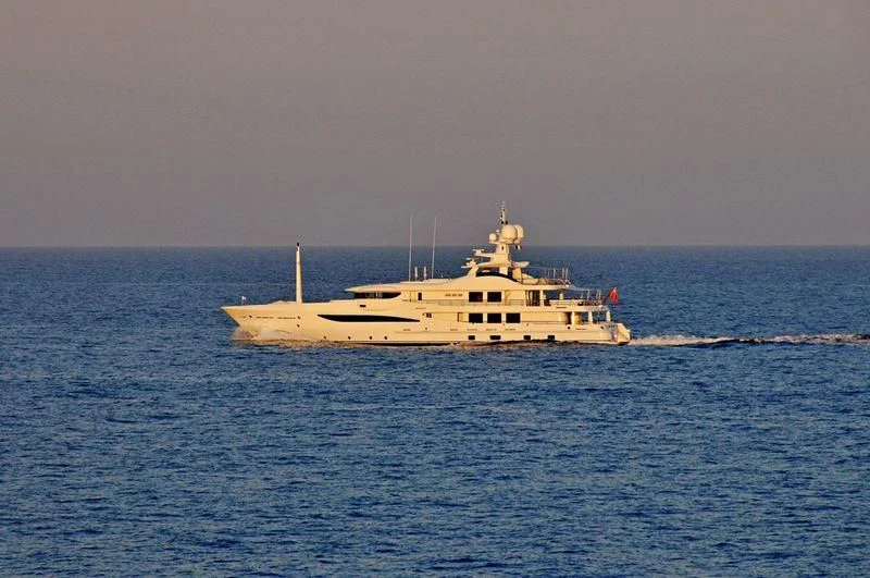 a boat in the water aboard LADY BRAVE Yacht for Sale