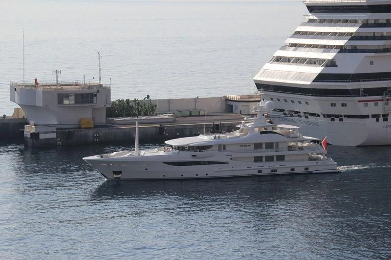 a group of boats in the water aboard LADY BRAVE Yacht for Sale