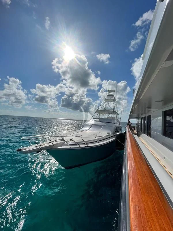 a boat on the water aboard LADY BRAVE Yacht for Sale