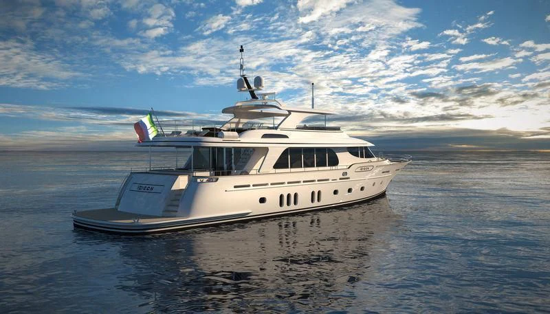 a boat in the water aboard VANADIS Yacht for Sale