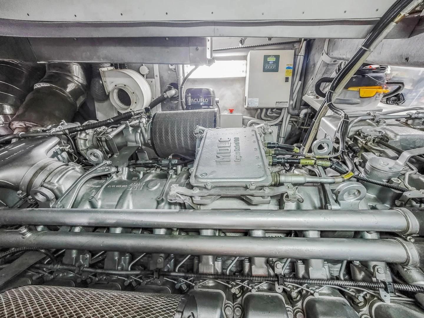 a machine with wires aboard ALCHEMY Yacht for Sale