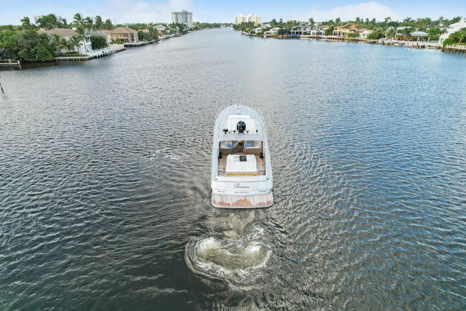 a boat in the water aboard ALCHEMY Yacht for Sale