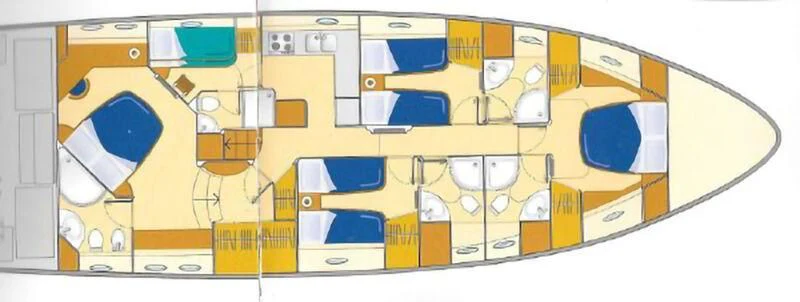 diagram aboard ALCHEMY Yacht for Sale