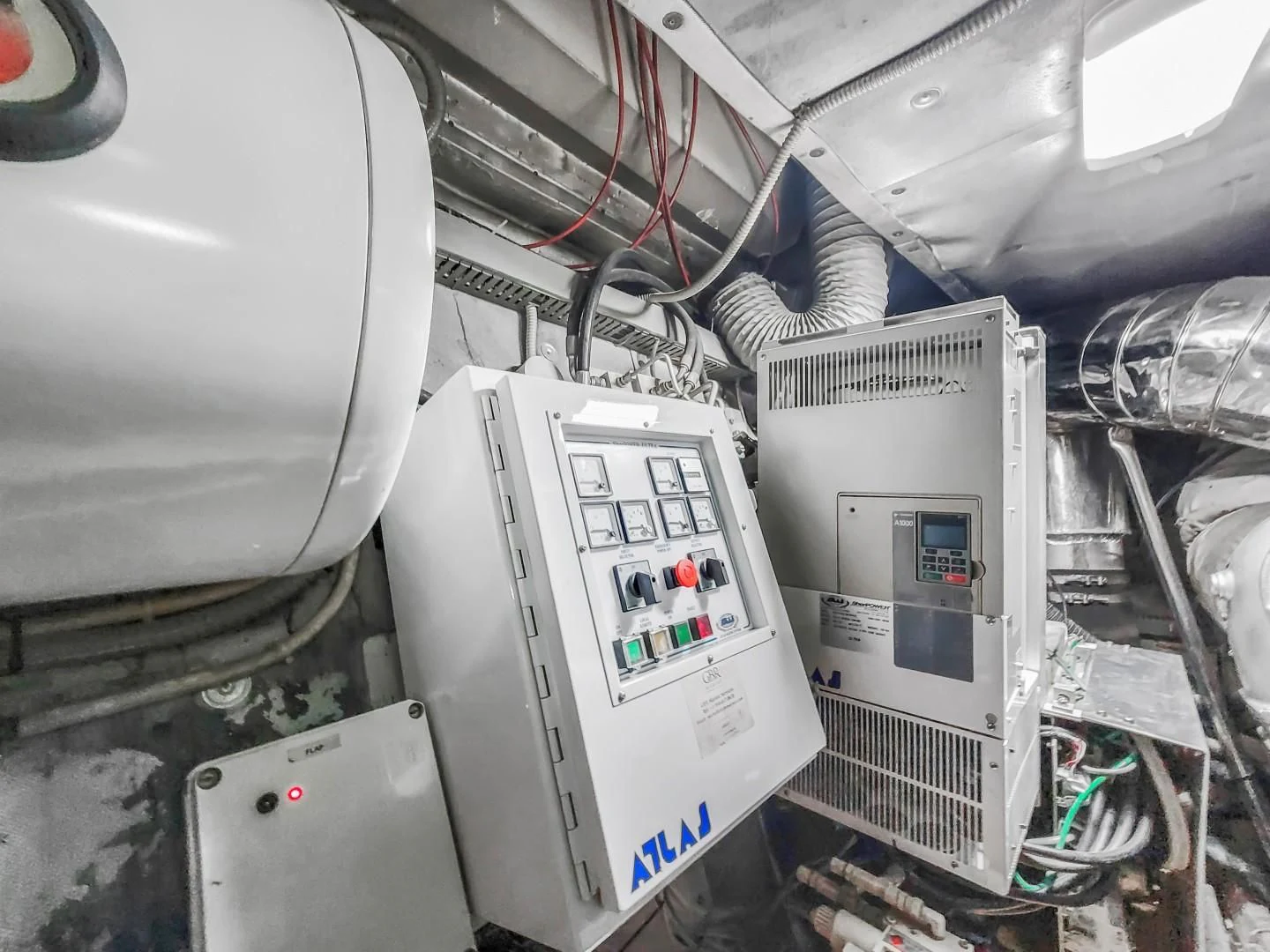 close-up of a machine aboard ALCHEMY Yacht for Sale