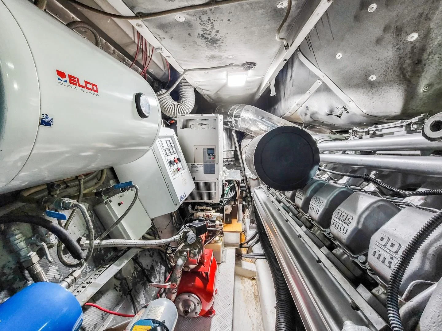 a close-up of a machine aboard ALCHEMY Yacht for Sale
