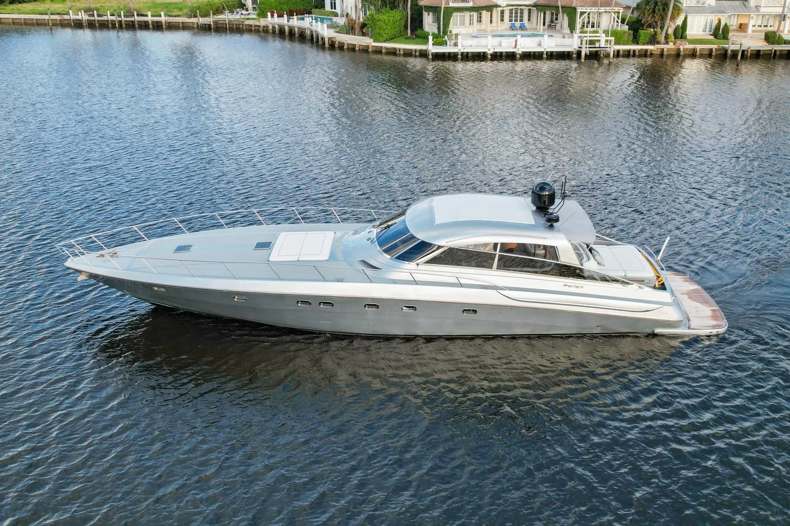 a boat on the water aboard ALCHEMY Yacht for Sale
