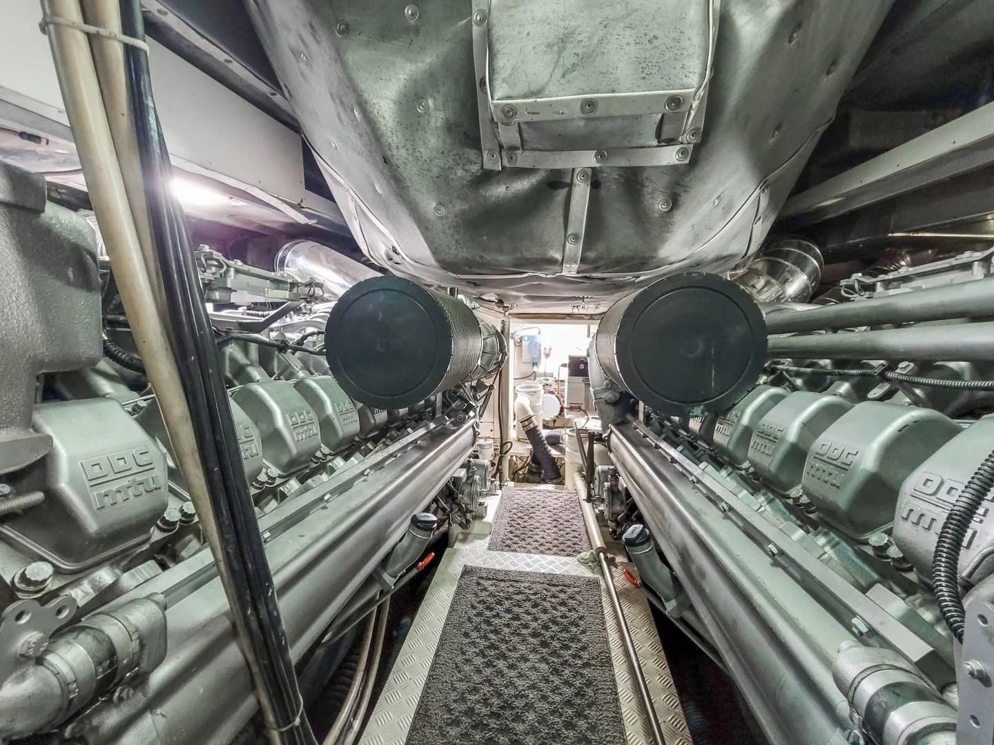 a large metal machine aboard ALCHEMY Yacht for Sale