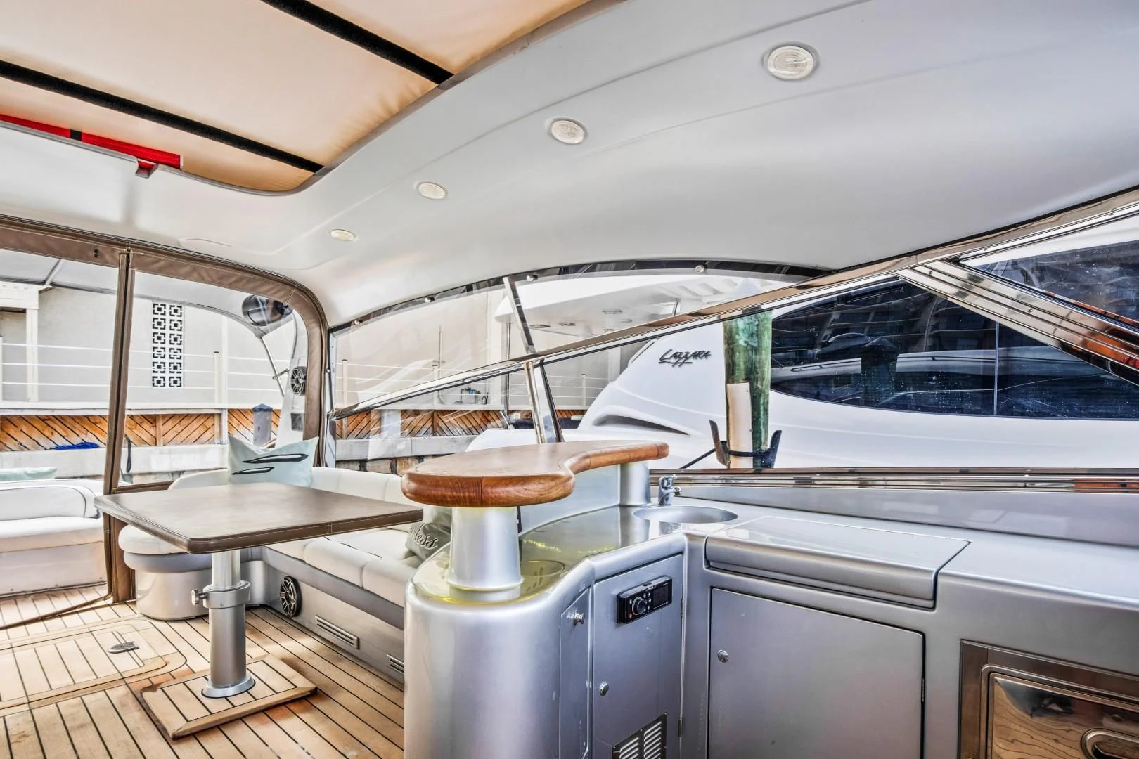 a large machine in a room aboard ALCHEMY Yacht for Sale