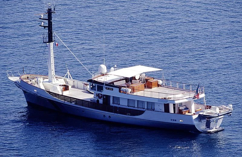 a couple of boats in the water aboard F-100 Yacht for Sale