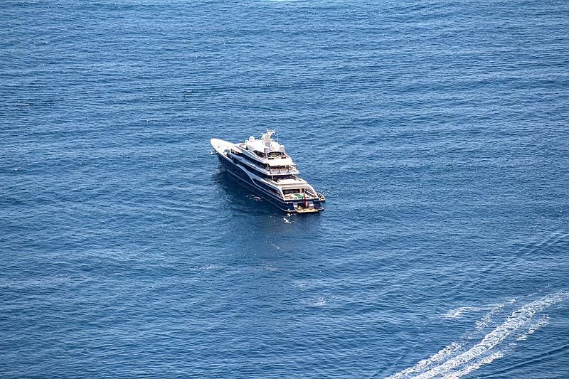 a ship in the water aboard SYMPHONY Yacht for Sale