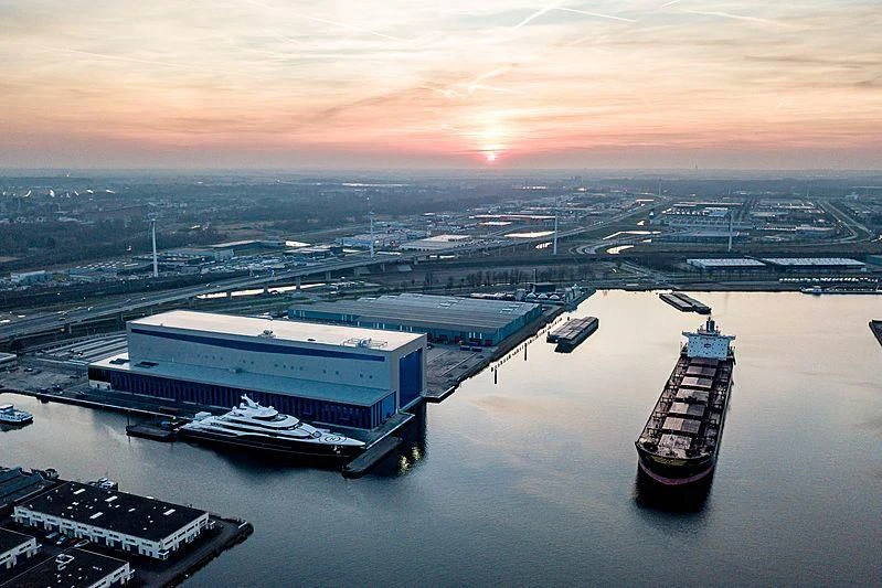 a ship in the water aboard SYMPHONY Yacht for Sale