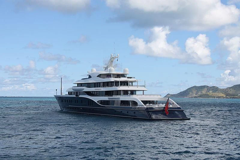 a boat in the water aboard SYMPHONY Yacht for Sale