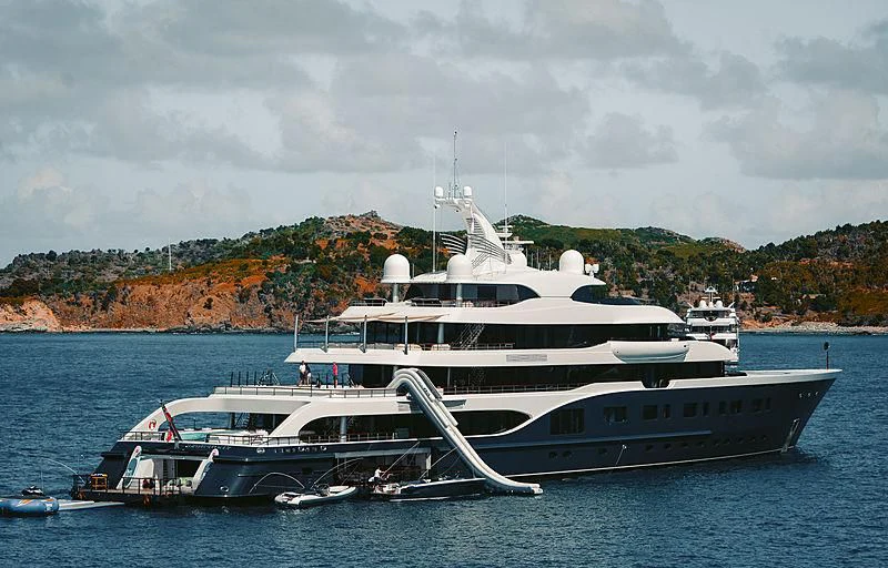 a boat on the water aboard SYMPHONY Yacht for Sale