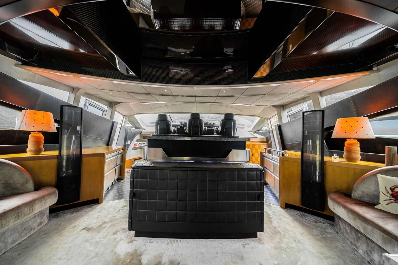a large industrial machine aboard SORAYA Yacht for Sale