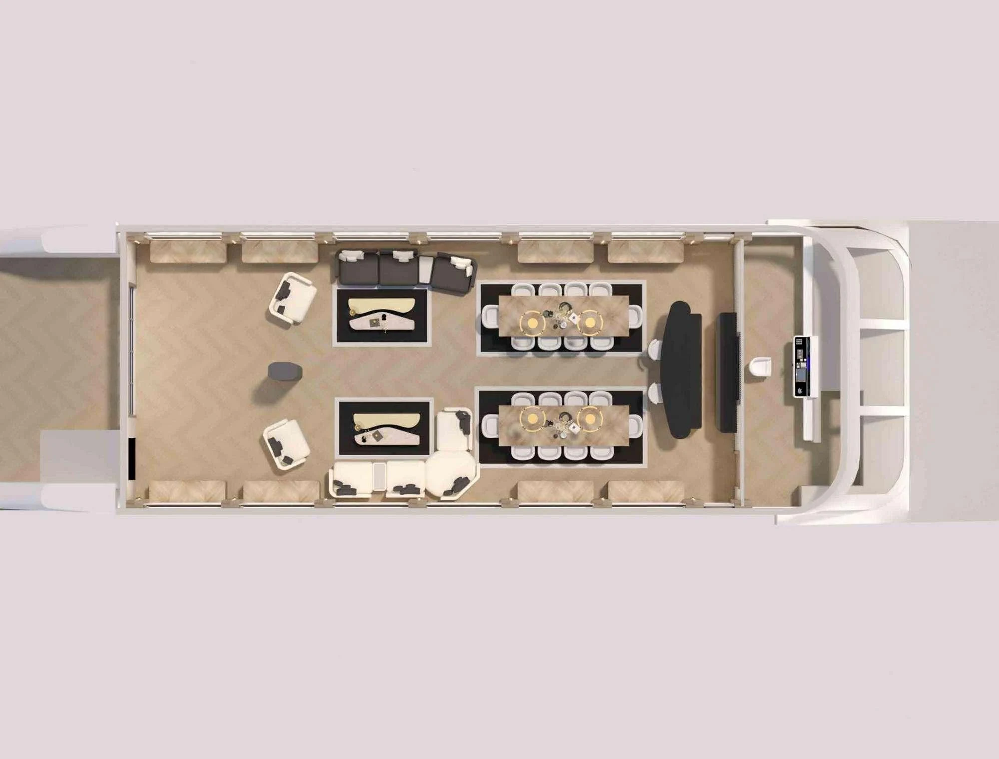 diagram aboard KING OF THE SEA Yacht for Charter