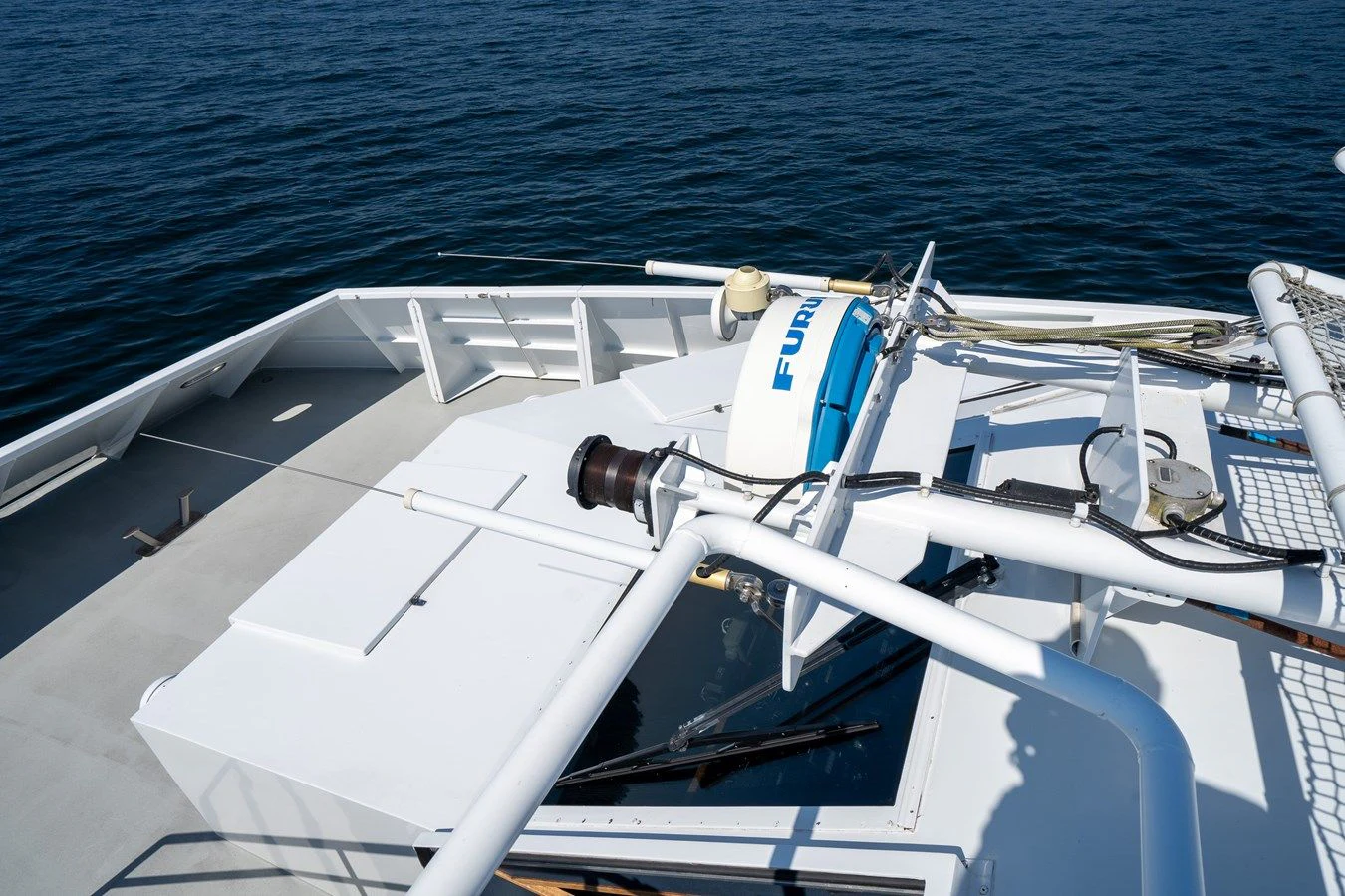 a boat on the water aboard DRAGONFLY Yacht for Sale