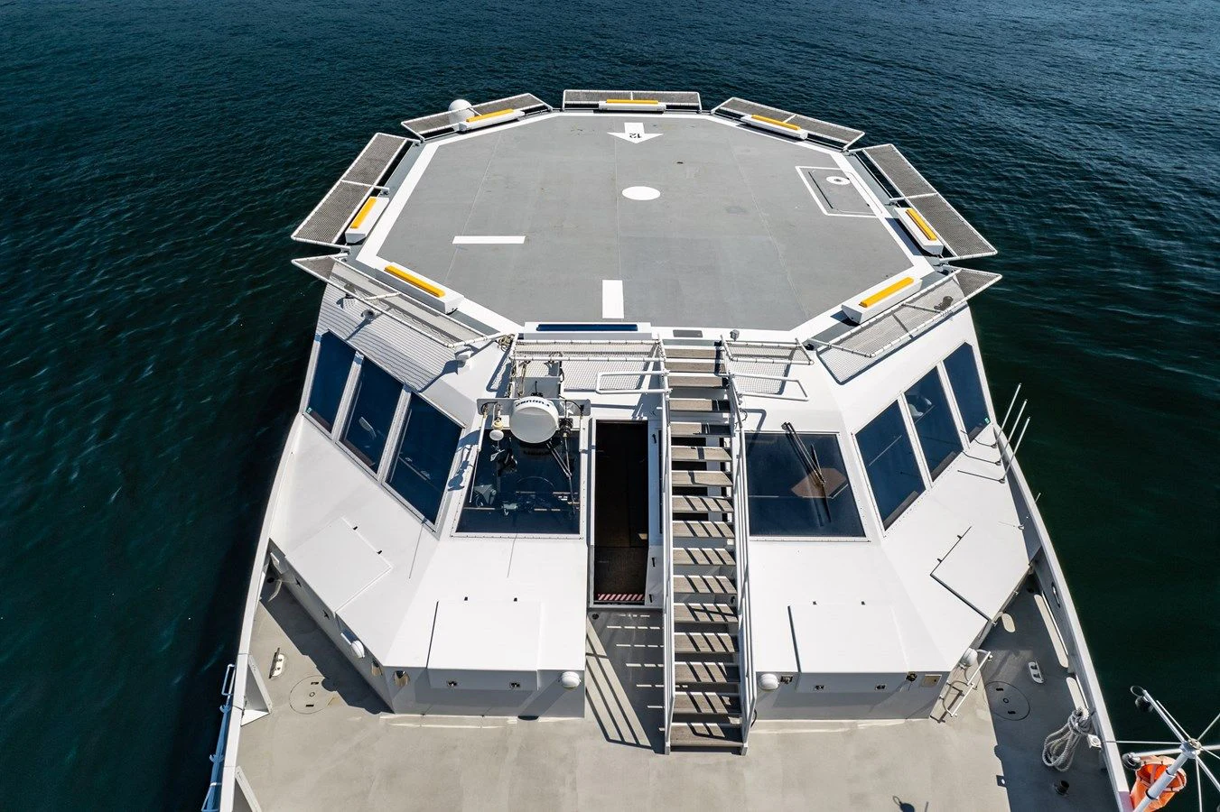 a boat on the water aboard DRAGONFLY Yacht for Sale