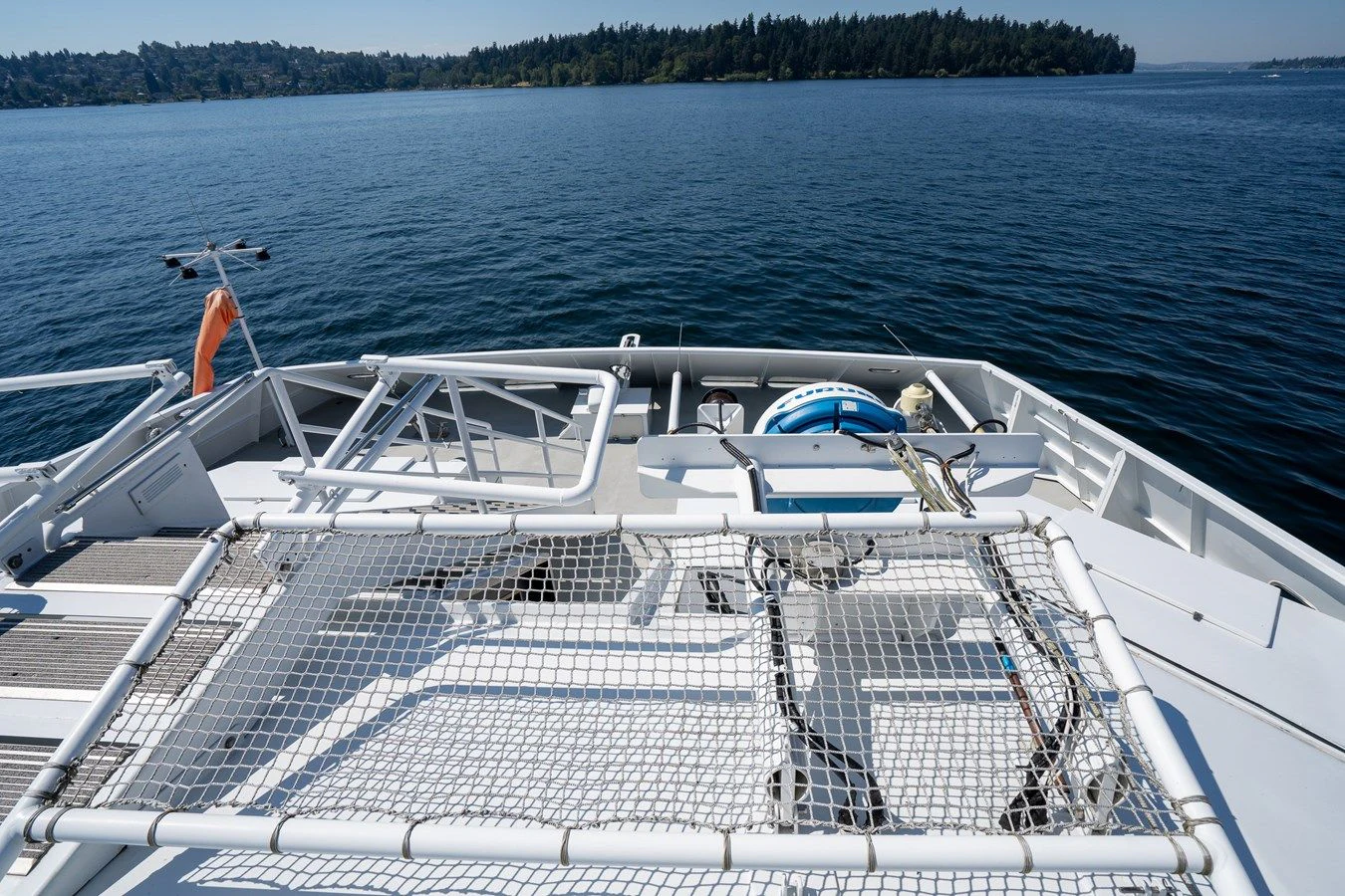 a large cruise ship in the water aboard DRAGONFLY Yacht for Sale