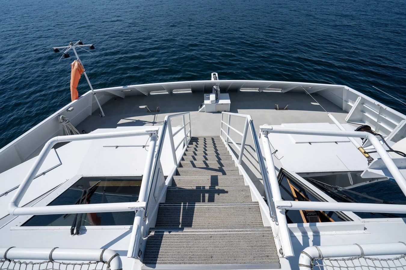 a boat on the water aboard DRAGONFLY Yacht for Sale