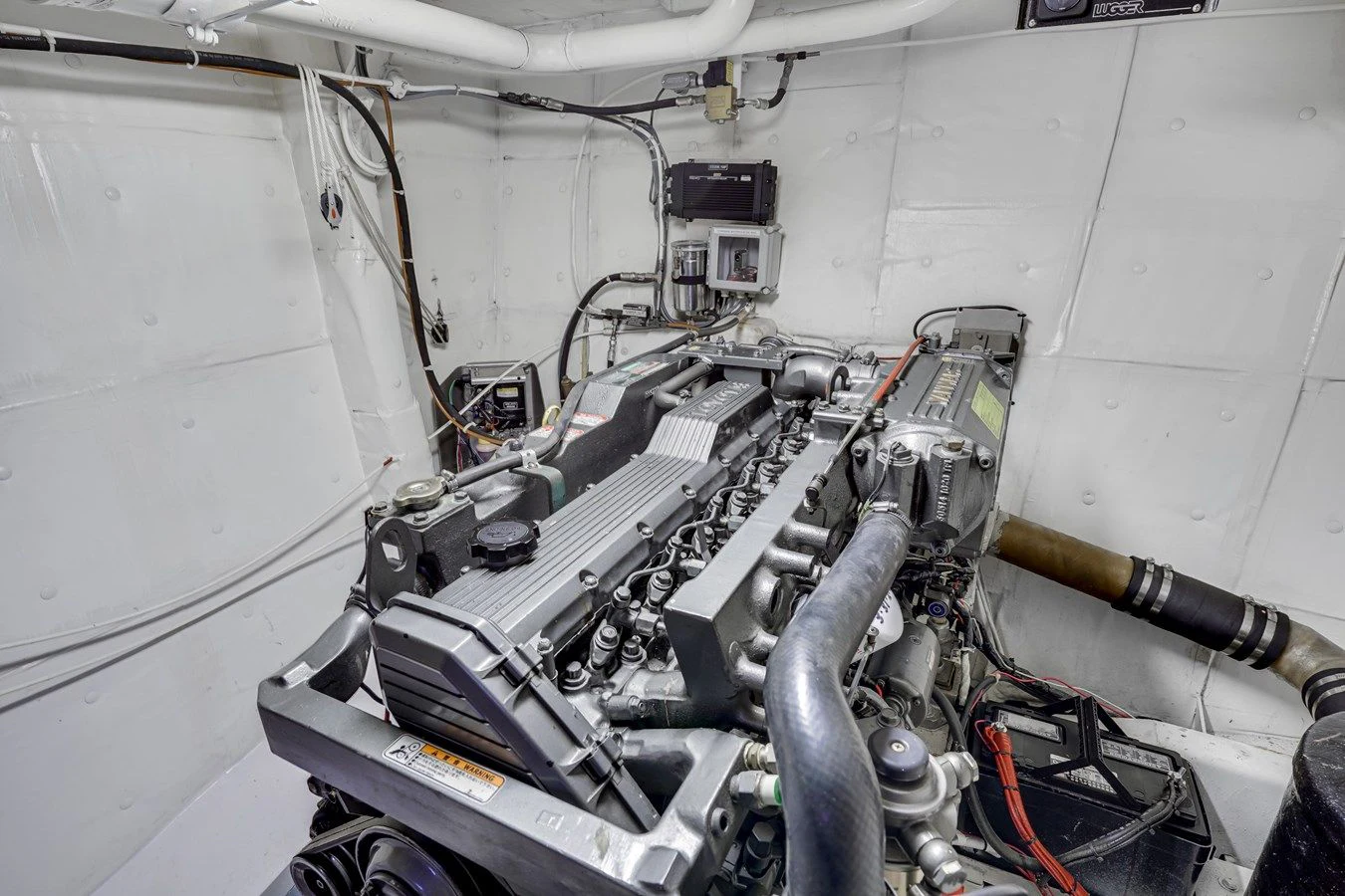 a machine with wires aboard DRAGONFLY Yacht for Sale