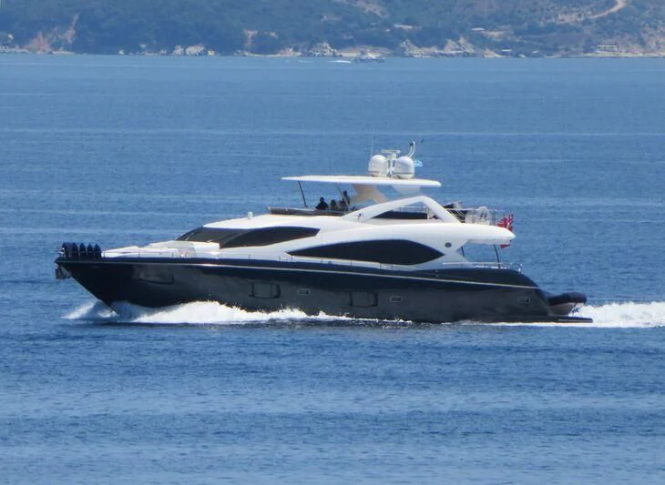 a boat on the water aboard KYRENIA Yacht for Sale