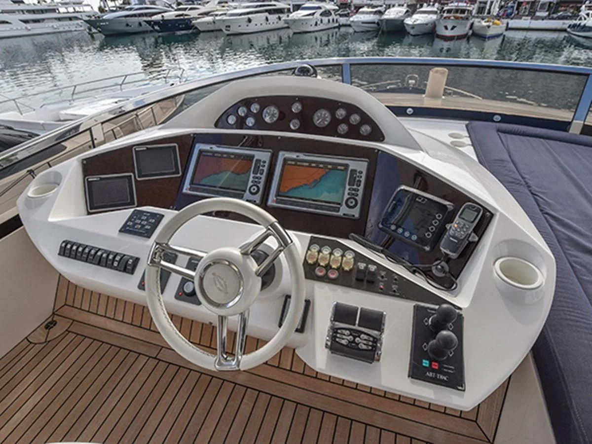 the inside of a boat aboard KYRENIA Yacht for Sale