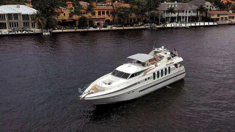 a boat on the water aboard LADY GERTS Yacht for Sale