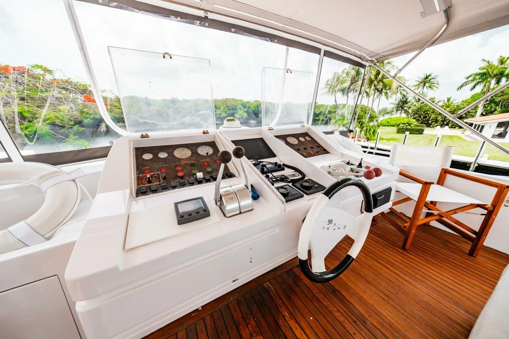 a machine on the counter aboard LADY GERTS Yacht for Sale