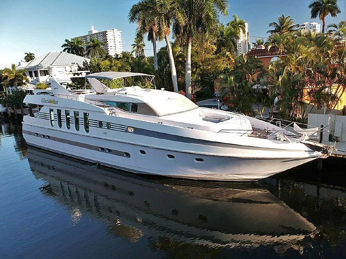 a boat on the water aboard LADY GERTS Yacht for Sale