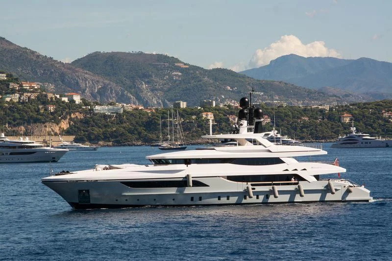 a boat on the water aboard MEDIALLY Yacht for Sale