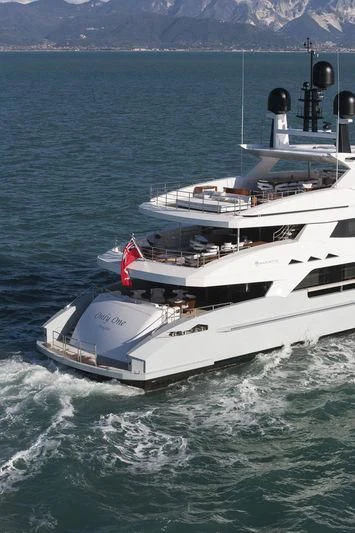 a boat on the water aboard MEDIALLY Yacht for Sale