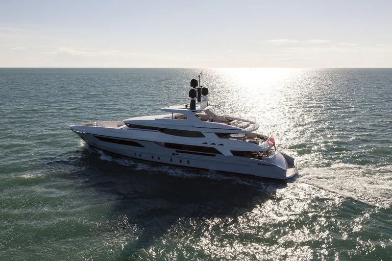 a boat in the water aboard MEDIALLY Yacht for Sale